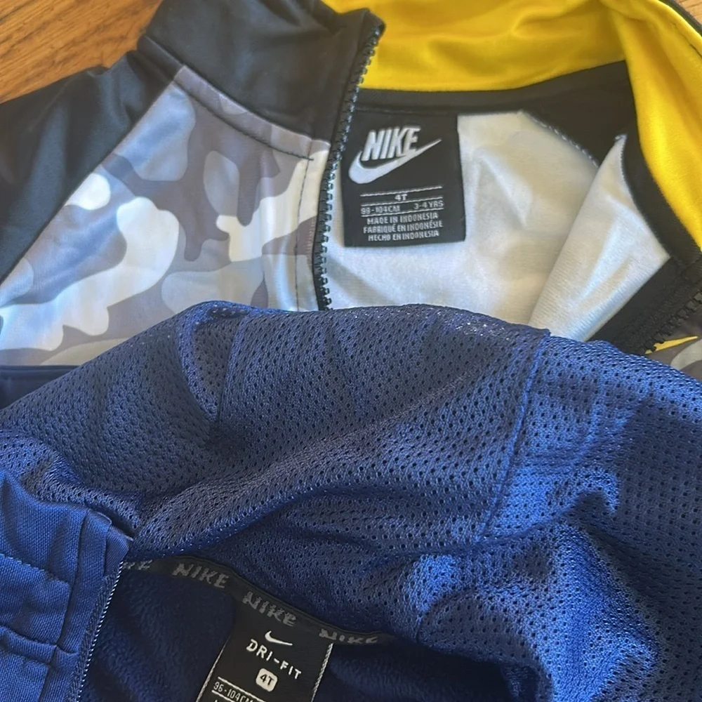 Toddler Boy Nike Hurley GAP Marvel Sweater Zip Up Jacket Bundle Size 4